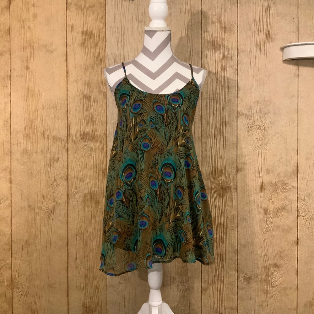 Peacock Bella Mini Dress